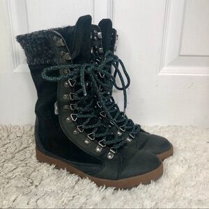 Cushe Boho Chill Leather Waterproof Lace Up Boots 6
